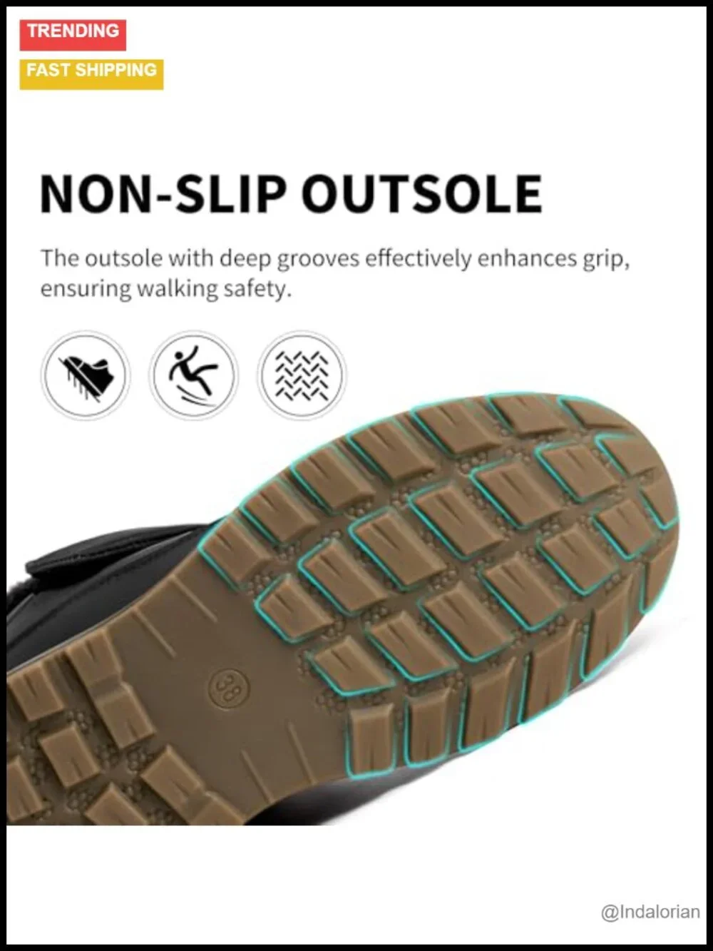 Waterproof Snow Boots with Plush Lining for Women
